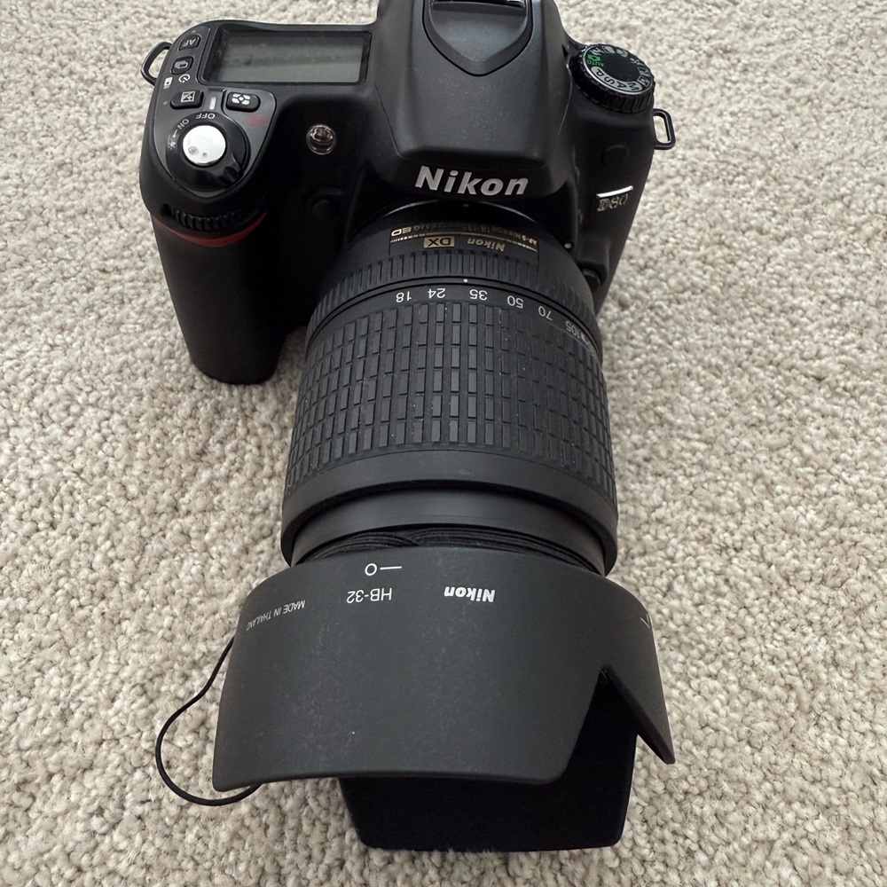 Nikon D80 Black DSLR Camera